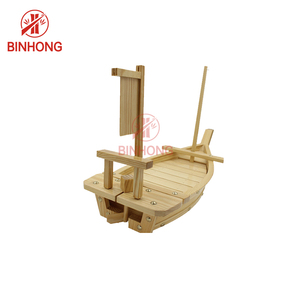 竹木制寿司船